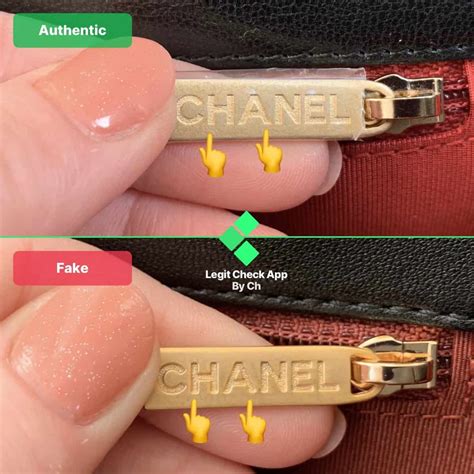 how to spot a fake chanel bag zipper|authentic chanel bag serial number.